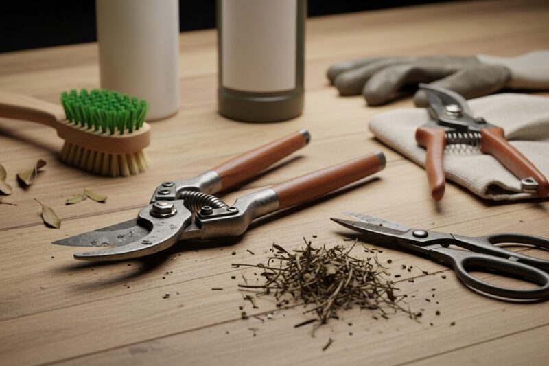 Jak czyścić sekator i nożyce ogrodowe?