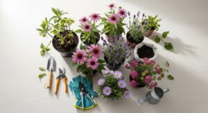 Jak sadzić byliny, aby kwitły naprzemiennie przez cały sezon?