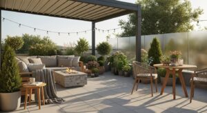 Jak urządzić taras, który będzie używany przez cały sezon?