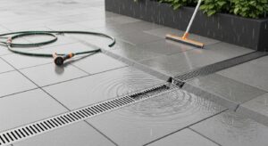 Jak odprowadzić wodę z tarasu i utwardzonych nawierzchni?